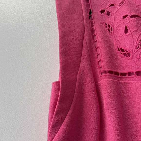 Sleeveless Pink Shift Dress - Elegant Summer Style - Picture 3 of 6